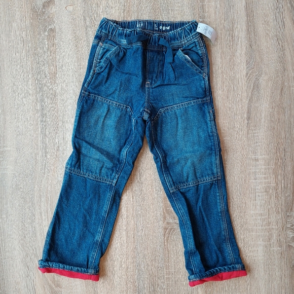 Gap fleece-lined jeans 5T - Picture 4 of 13